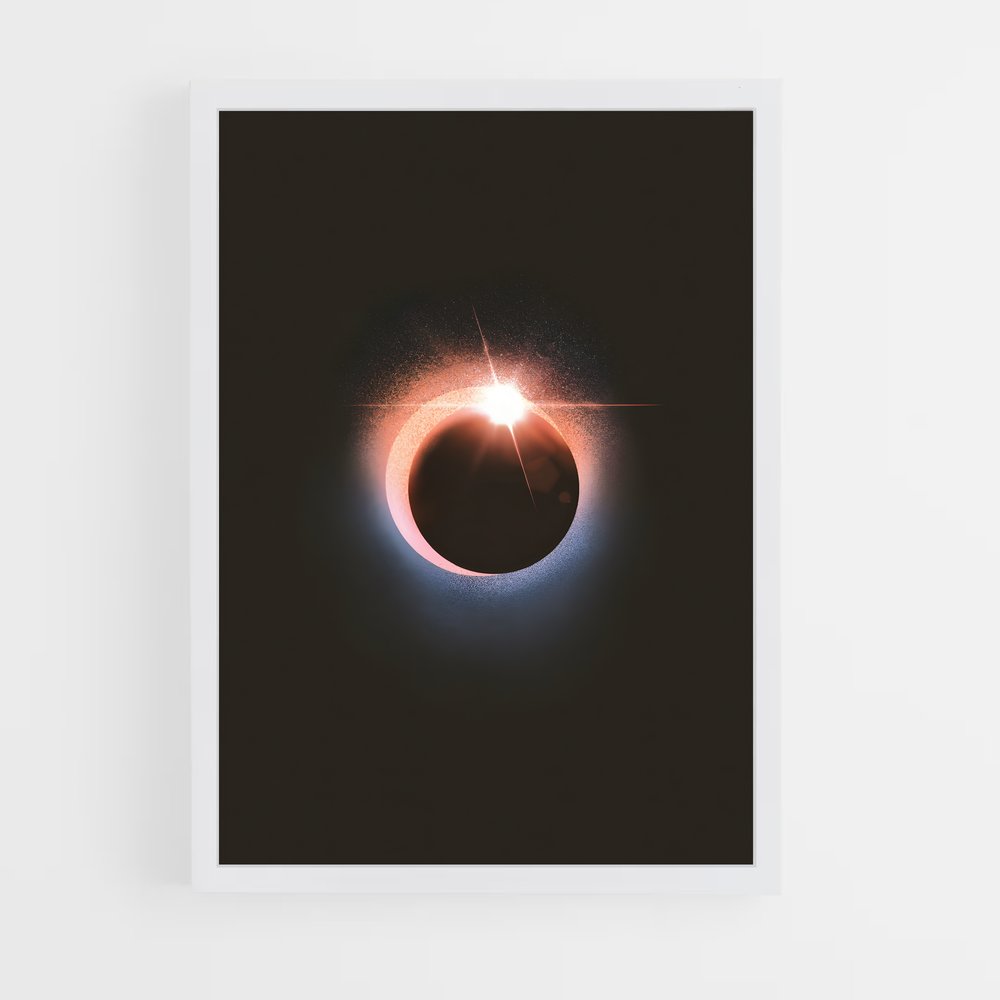 Poster magnifique éclipse lunaire – affiche Univers (vue 3)